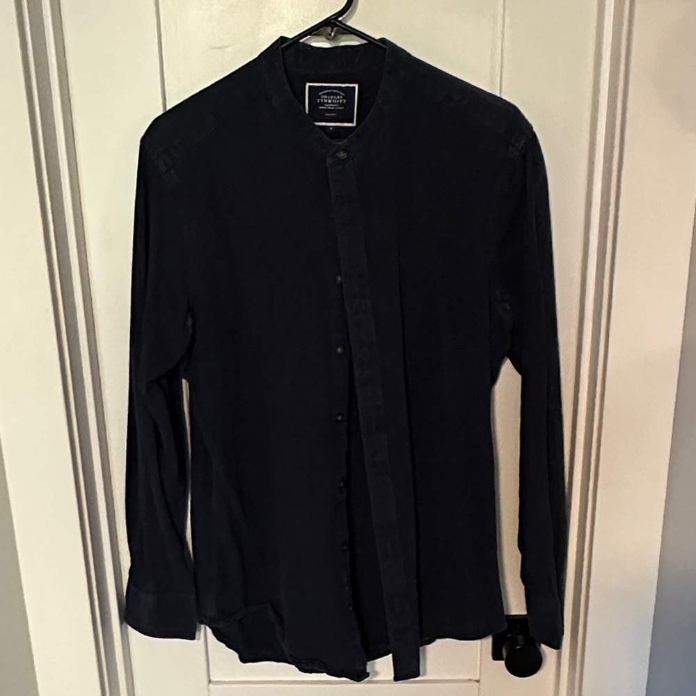 Charles Tyrwhitt Collarless Dress Shirt